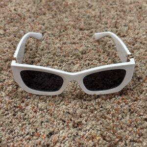 Miu Miu White Sunglasses